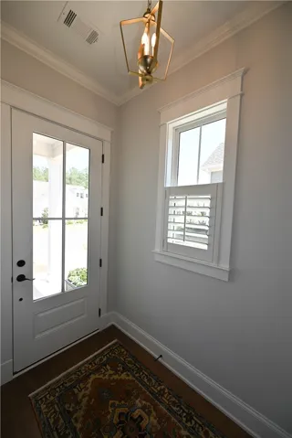 Light-filled entrance foyer.