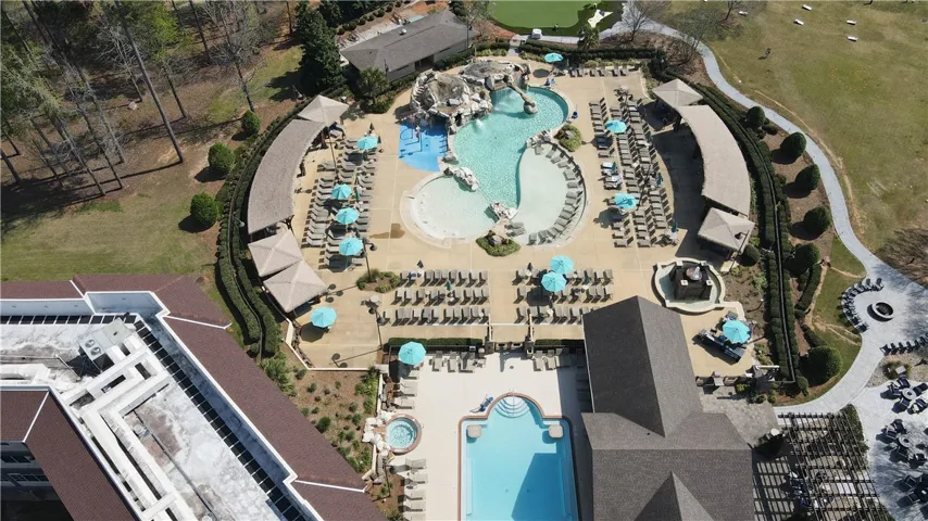 Indoor and outdoor pools, waterfall, splash pad, hot tub, and much more!