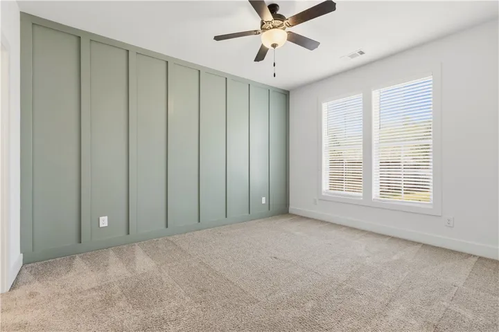Owner suite (unfurnished) Home & carpet were both professionally cleaned prior to listing :-)