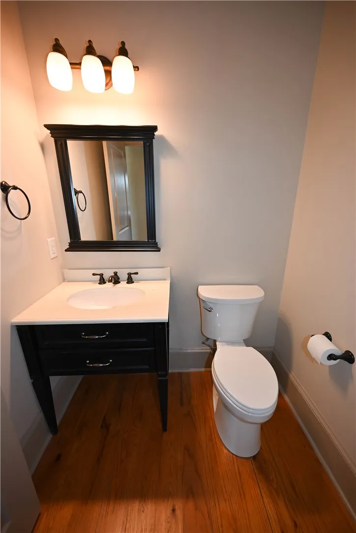 Half bathroom.