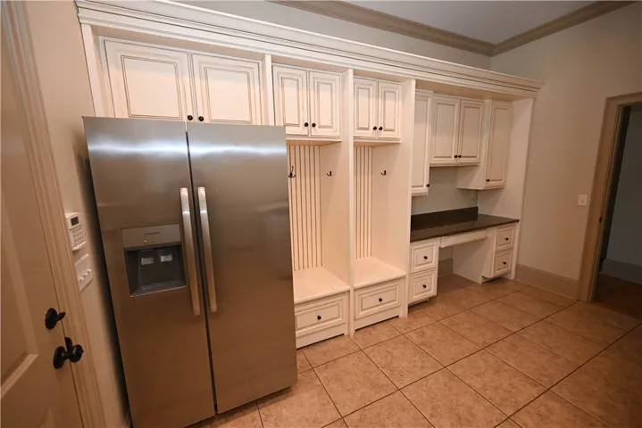 Laundry/mudroom with so many built-ins for perfect organization!