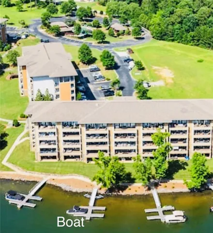 Designated boat slip directly in front of unit 5305 porch