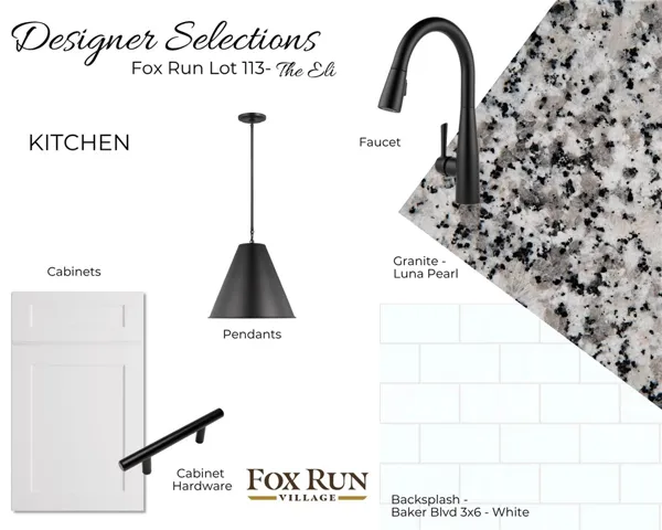 The Move In Ready Eli on lot 113 by Holland Homes LLC. All plans, pricing, and specifications are subject to change without notice.