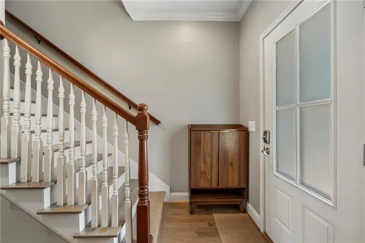 The stairwell is timeless.