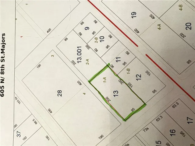 Lot size is 95 x 200
(.42) Acres