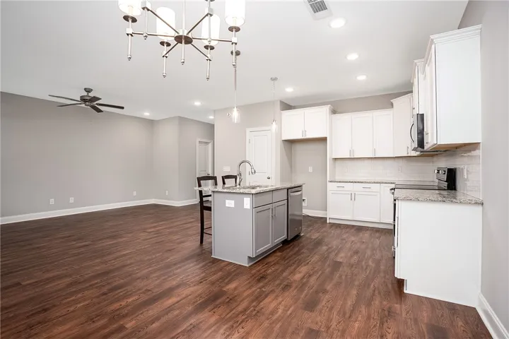 Kitchen and Living Area