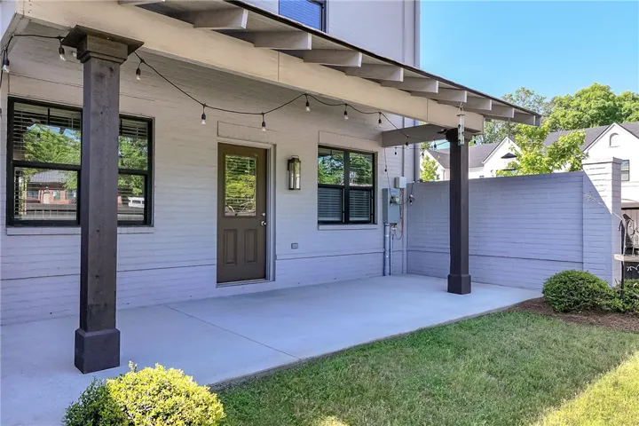 Fenced Backyard and Back Porch