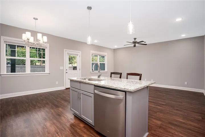 Kitchen and Living Area