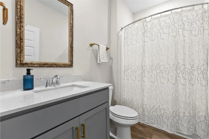 Hallway bathroom