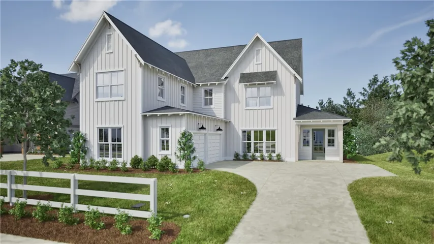 RENDERING of Auburn Farms Lot 50 - The Henry B - All plans, pricing and specifications are subject to change without notice.