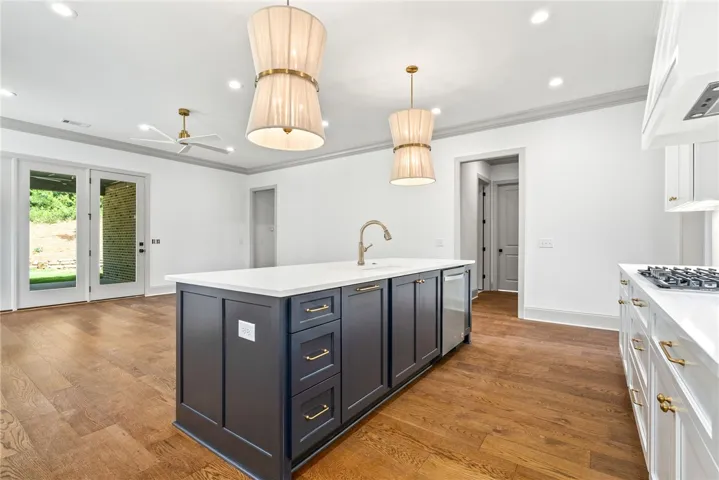The home offers a desirable open floor plan.