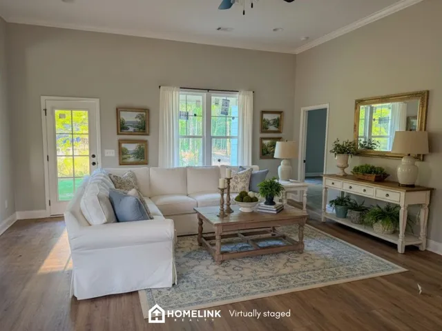 Virtually Staged Living Room