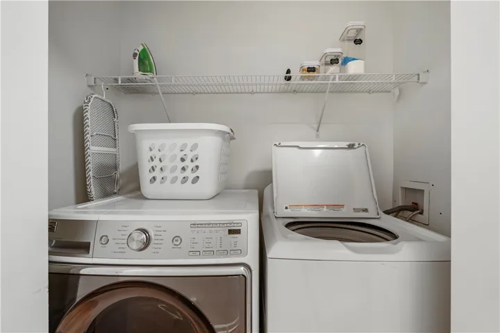 Washer and Dryer will convey Laundry