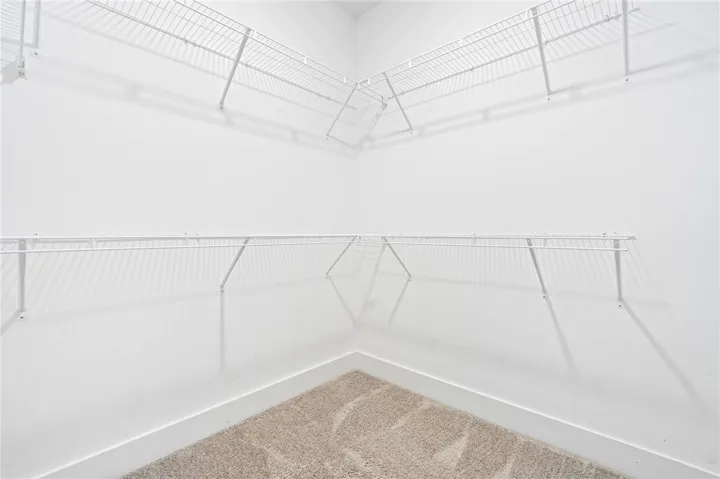 Primary walk in closet