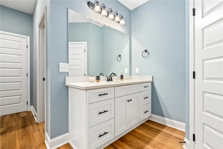 Primary Bathroom - Split vanity 1