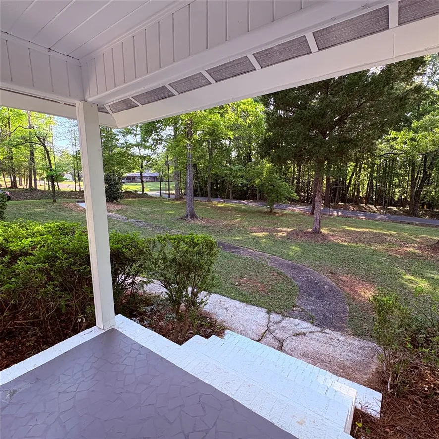 View from front porch