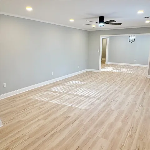 Formal dining and living rooms