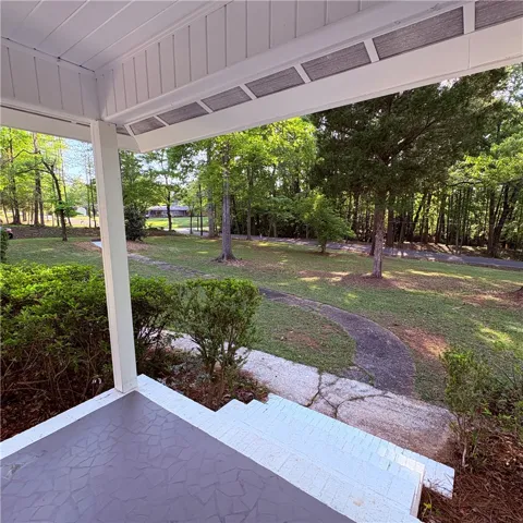 View from front porch