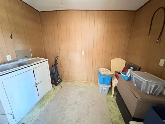 Storage room off the sunroom