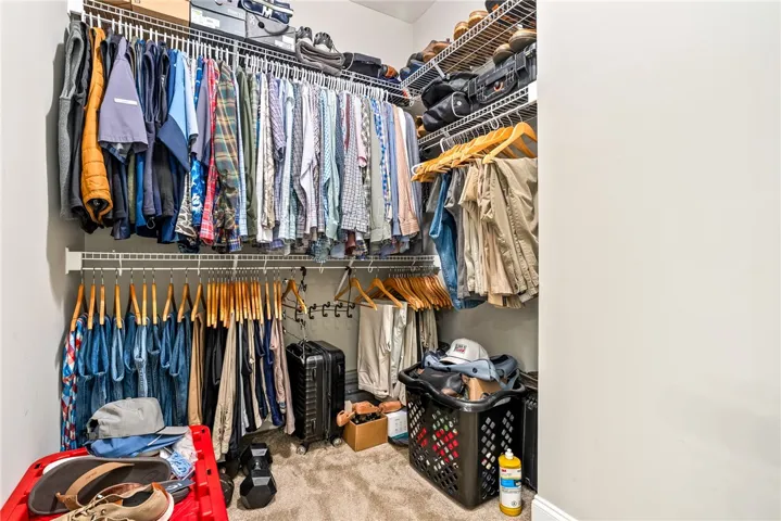 Primary walk-in closet