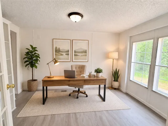 Virtually Staged Office or Den