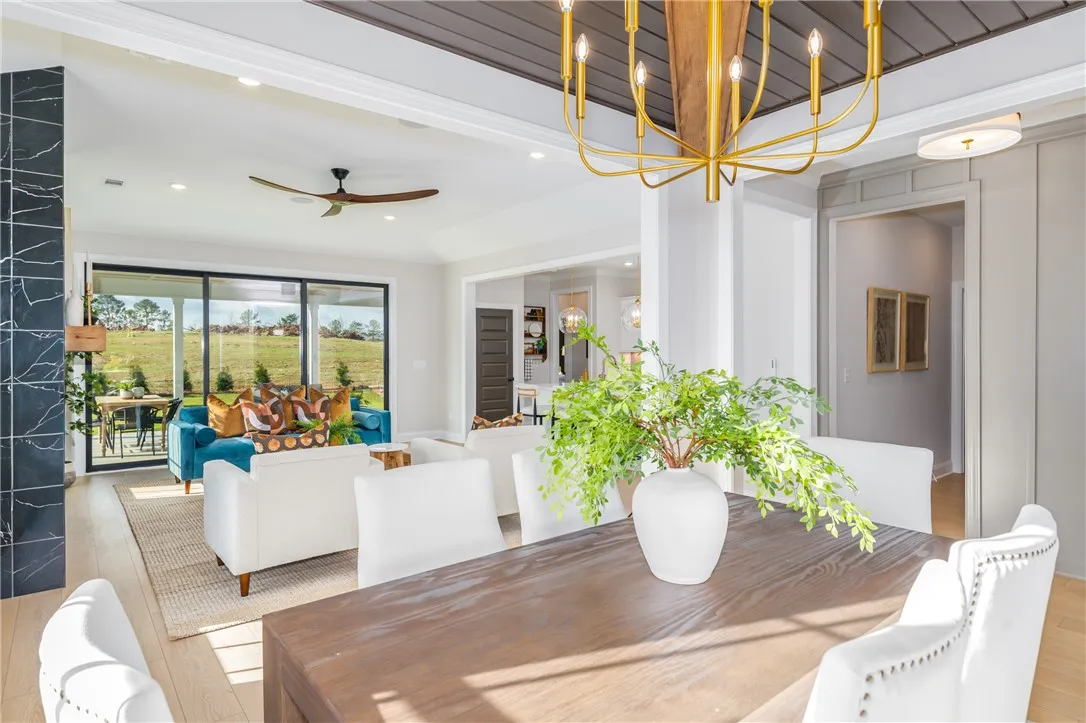 This image is of a previously built Azalea B model home, not the home for sale.