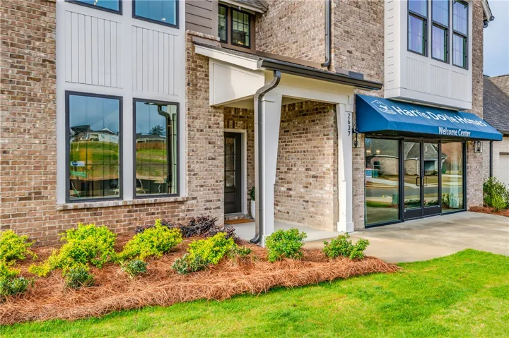 This image is of a previously built Azalea B model home, not the home for sale.
