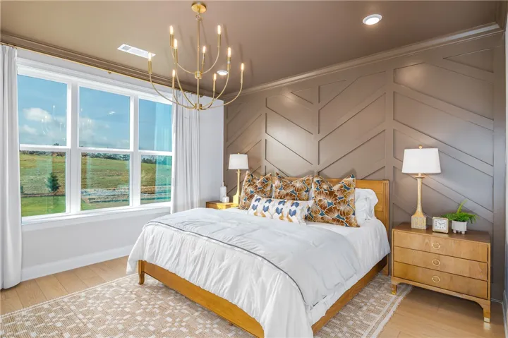 This image is of a previously built Azalea B model home, not the home for sale.