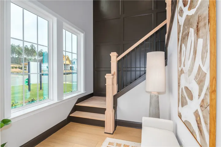 This image is of a previously built Azalea B model home, not the home for sale.