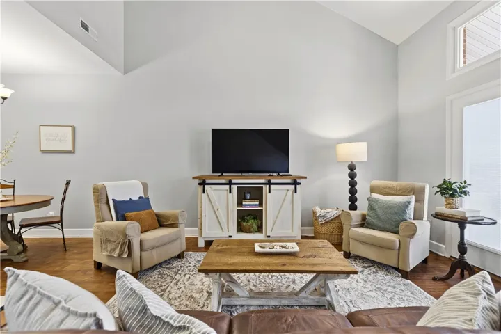 Wonderful gathering space for watching football with friends or a movie night in with the fam.