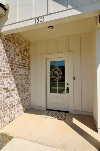 You will love a covered entry.