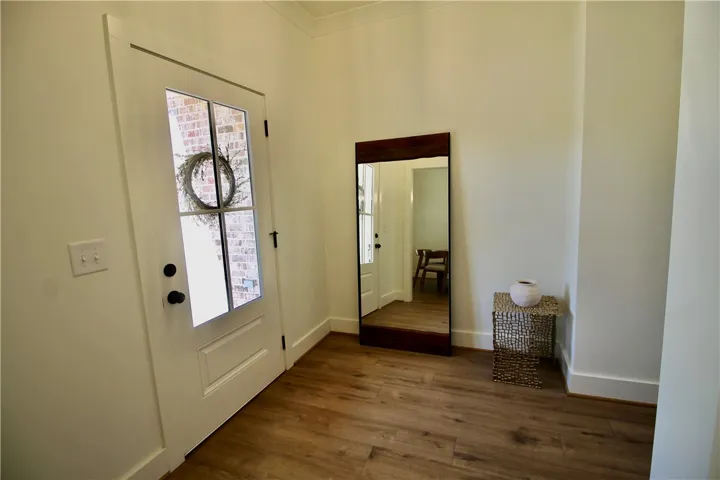 The front entry is wide enough for furniture.  Rare in a condo.