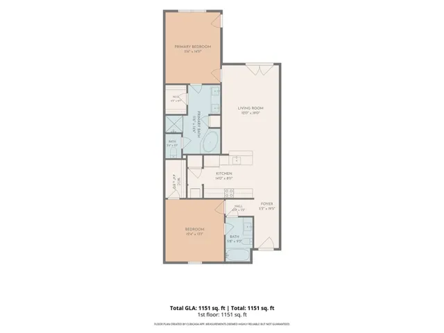 Floor Plan of Condo