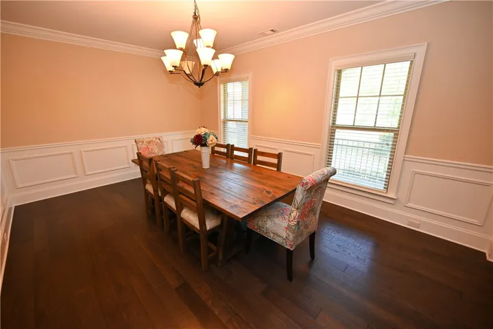 Formal dining room.