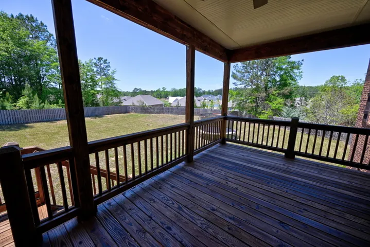Main floor deck.