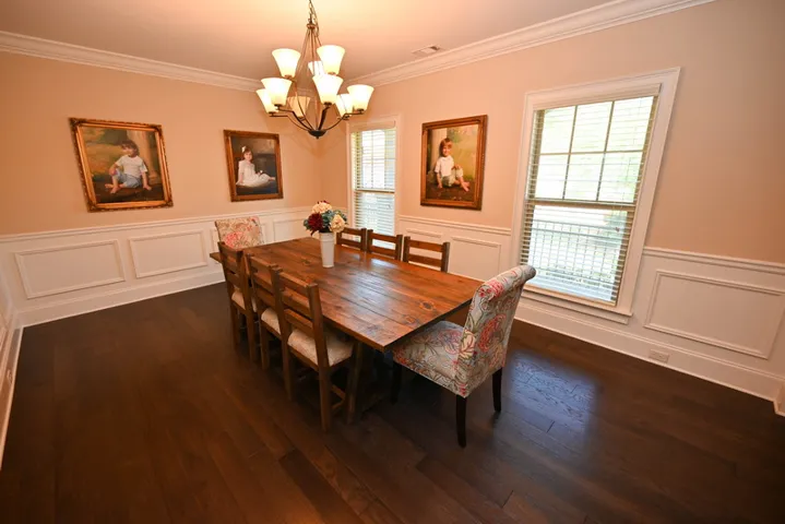 Formal dining room.