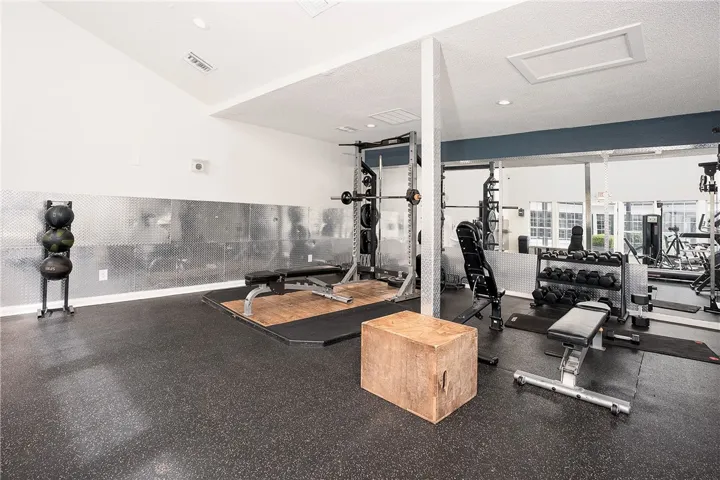 This fitness center offers diverse equipment for a fulfilling workout experience.