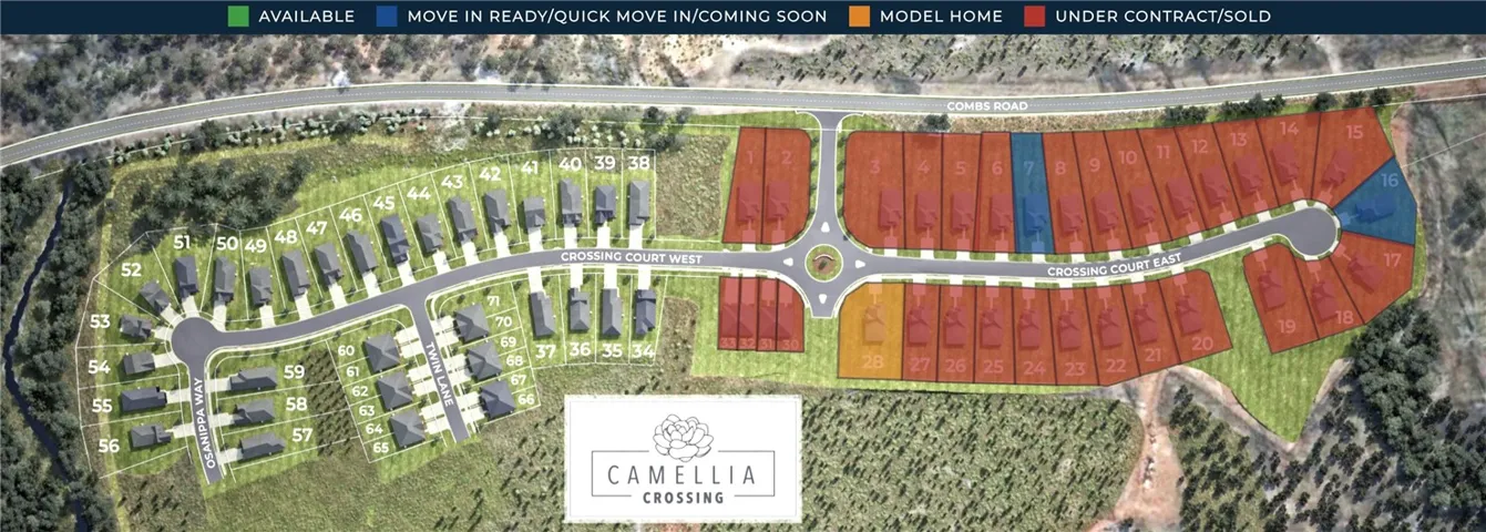 New Phase in Camellia Crossing! All plans, pricing and specifications are subject to change without notice.