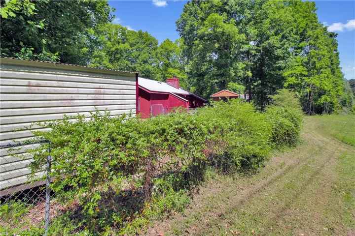 Back side of the property 
