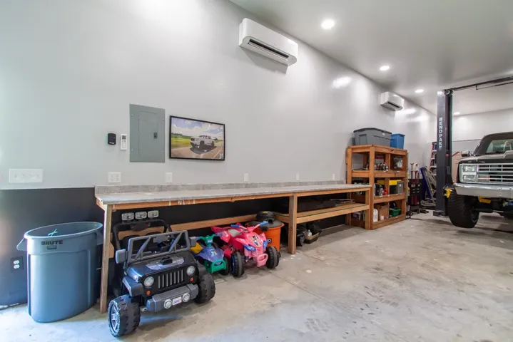 Workspace and storage, perfect for any enthusiast.