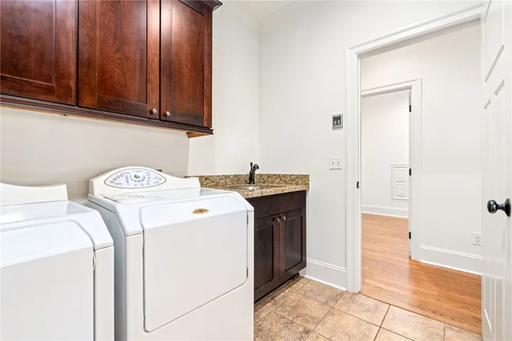 This dedicated utility space features practical amenities and convenient access.