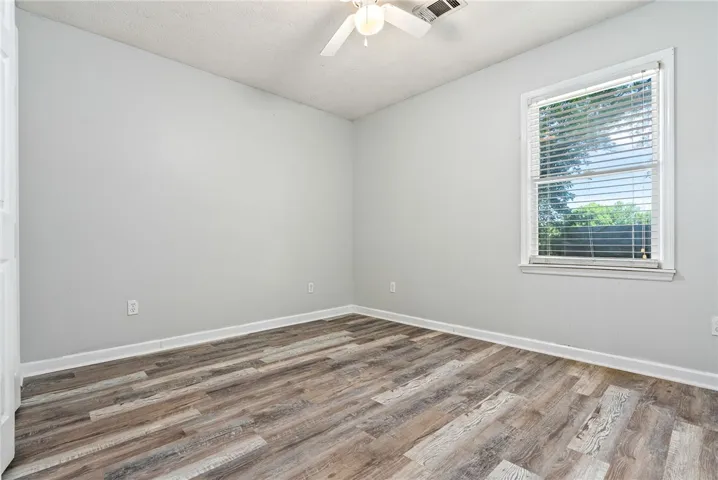 Bedroom 3 - New LVP flooring.