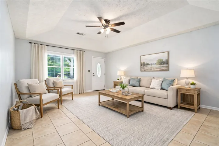Living Area virtually staged.