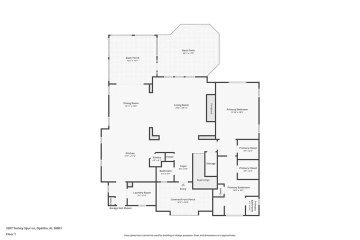 Main Level of Home