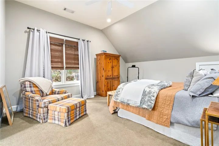 Each guest bedroom on the second level has a private en suite.