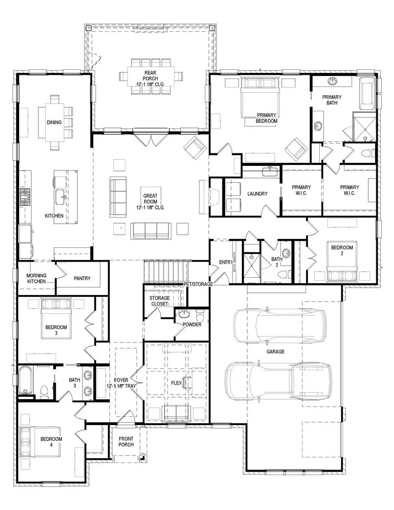 Main floor layout