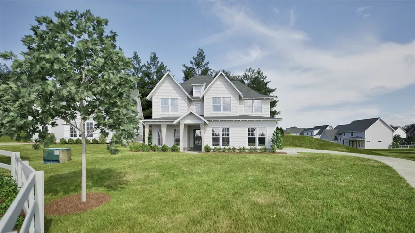 Rendering of The Hayes B in Auburn Farms on Lot 14