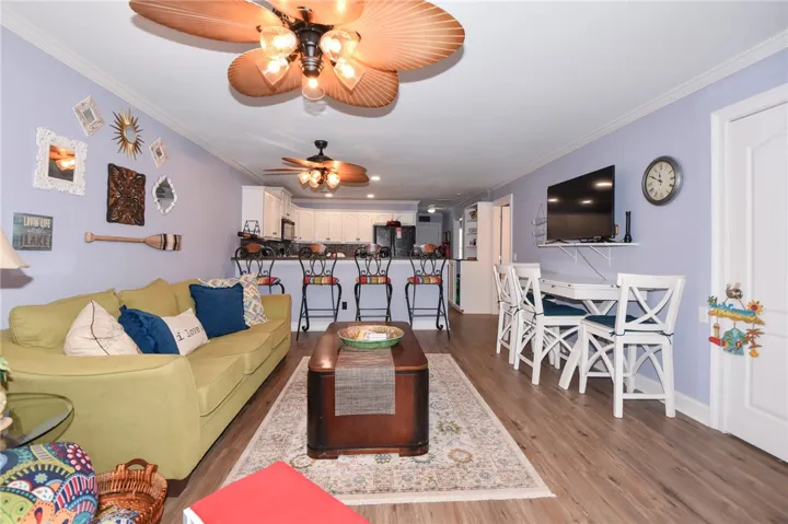 This inviting space combines comfort and functionality with an open layout.