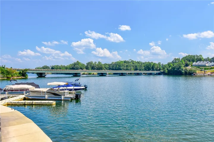 This tranquil waterfront setting offers serene views and easy boat access for leisurely days.