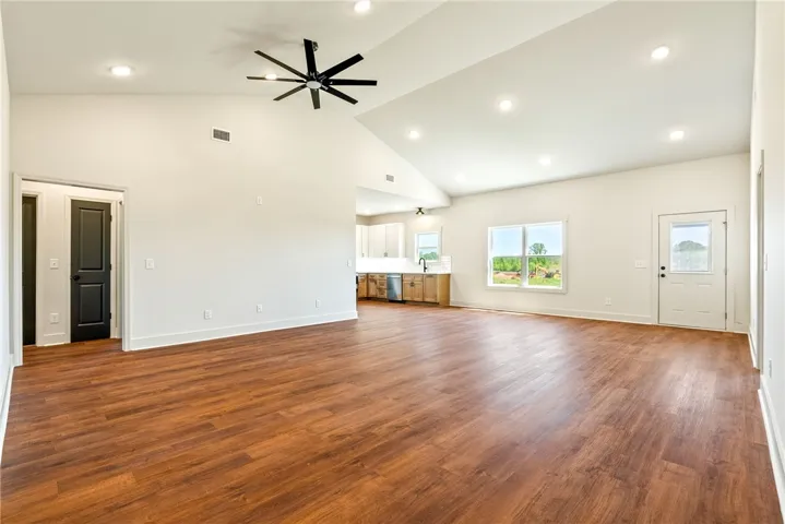 Living Room facing the kitchen